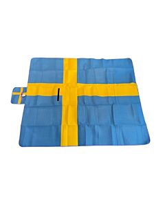 Volvo Picknickdecke mit schwedischer Flagge 168 x 127cm Volvo teil nr 47411