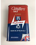 Millers olie EP 80W90 GL4 gear oil (versnellingsbak en stuurhuis olie) liter 0.9ltr M40