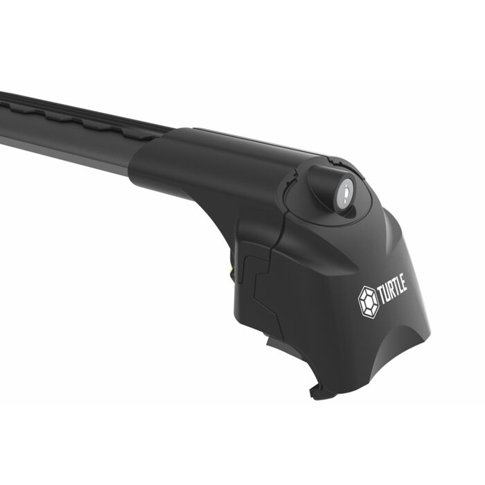 Volvo Dachträger Silber für Dachreling/Dachschienen Volvo V60 2019+ 6 max 75kg Dachschienen Flügelform für wenig Windgeräusche Volvo Teilenummer DAK1003S