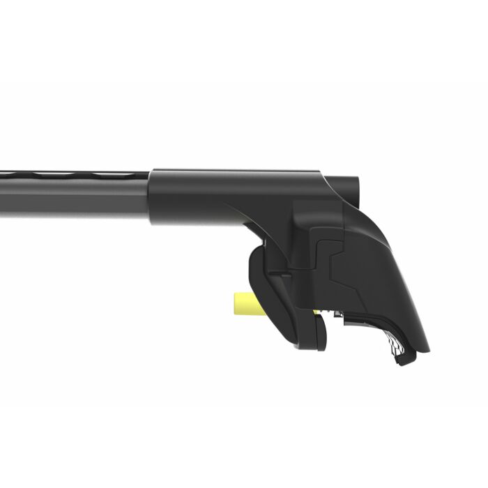 Volvo Dachträger schwarz für Dachreling/Dachschienen Volvo XC70 1997-2016 max 75kg Dachschienen Flügelform für wenig Windgeräusche Volvo Teilenummer DAKTN1004B2