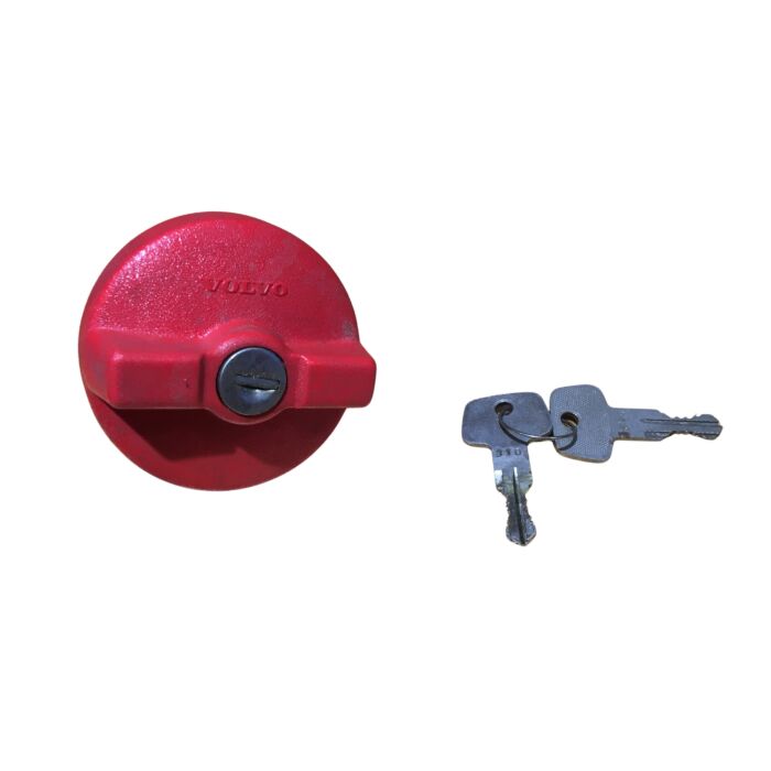 Benzinetank dop+slot 240+260+1978+ rood NOS ORIGINEEL
