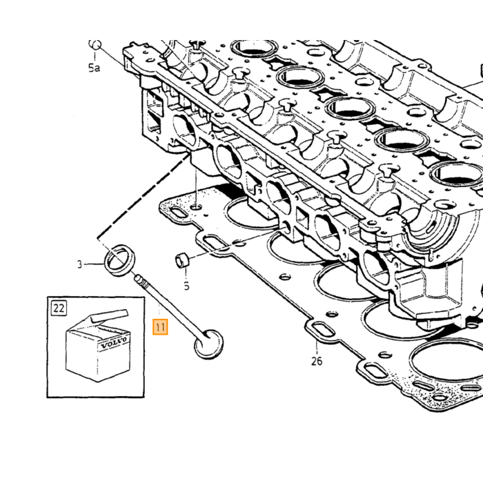 Volvo Kupferring für Druckleitung K tronic B19E+B21E+B23E/Kurbelgehäusering B16 für Ablassschraubenring Turbo V70 C30 S80 XC90 Volvo teil nr 11994