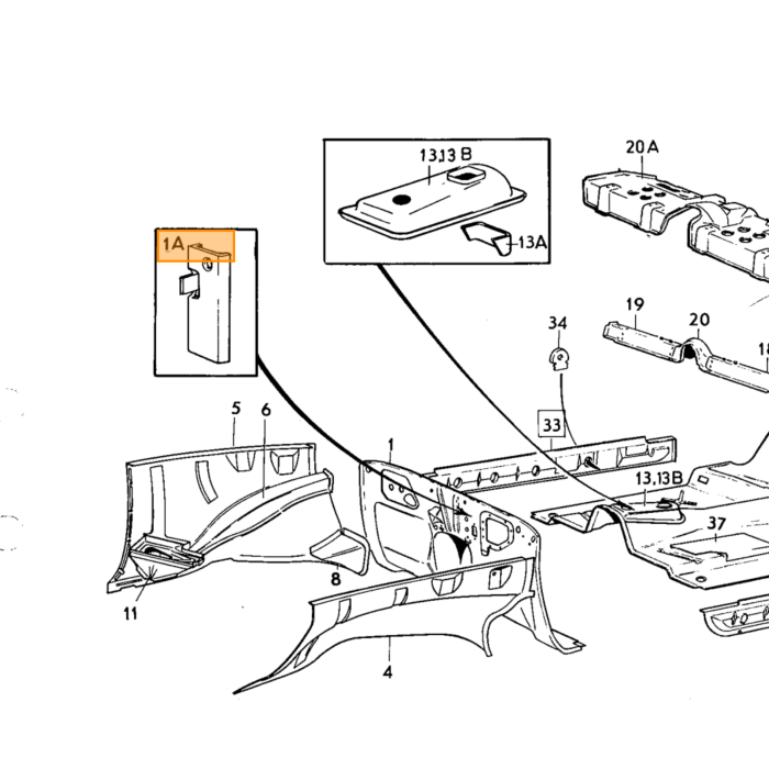Volvo Cover Plate Volvo teil nr 1203996