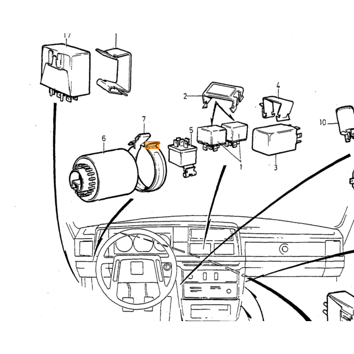 "Volvo Premium Sicherheitsmutter - Teil Nr. 1212859"