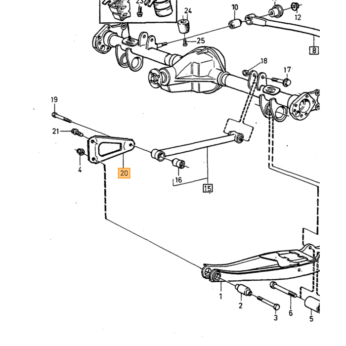 "Volvo Stabilisator Halterung - Originalteil Nr. 1229370"