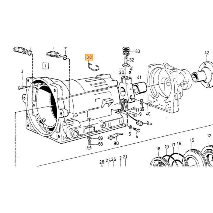 Volvo Shift valve Volvo teil nr 1239938