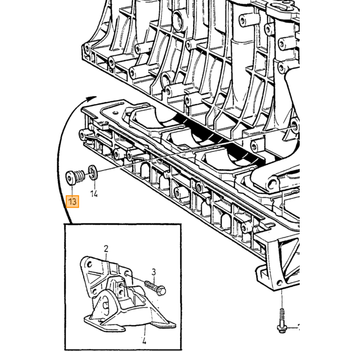 Volvo Zylinderkopf Stehbolzen 240 260 740 760 Diesel Volvo Teil Nr 1257005