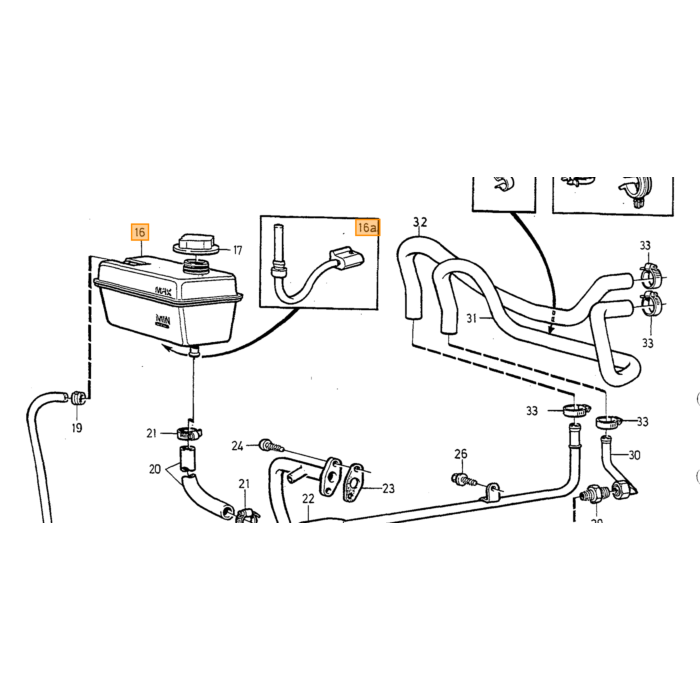 Volvo Lager Wasserpumpe D24 Diesel 240+740+760+780+940+960 Volvo Teil Nr 1257795