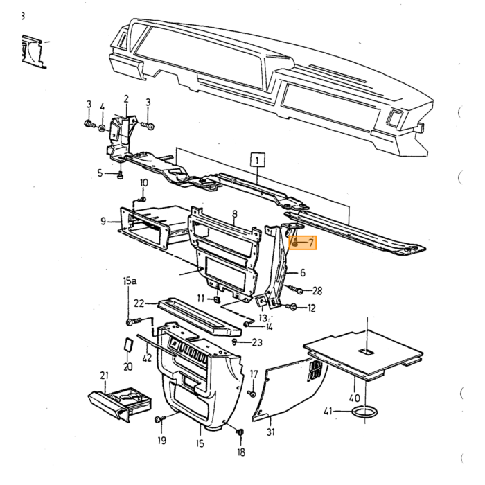 Volvo Spiegel Volvo Teil Nr 1259337 Produkt für Volvo