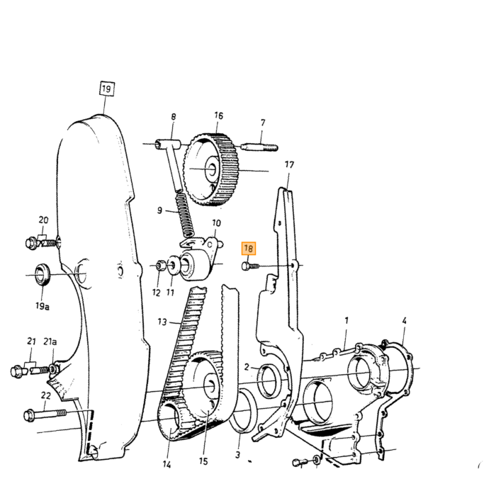 Volvo Kurbelwellenrad B17+B21+B19+B23 alt 2 einw 40mm ausw 51mm dick 21mm Volvo Teil Nr 1266920