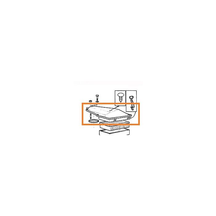 Volvo Filtergehäuse Oberteil Volvo Teilenummer 1269570 Produkt für Volvo