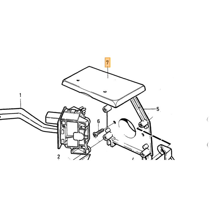Oberer Volvo Schutzhülle, Volvo Teilenummer 1272640 Produkt für Volvo