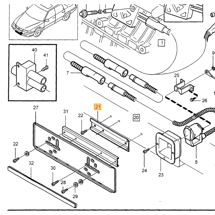 Volvo Matte Hutablage Amazon schwarz Volvo teil nr 1303