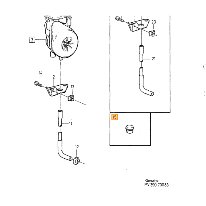 Volvo Stecker Volvo Teil Nr 1307819 Produkt