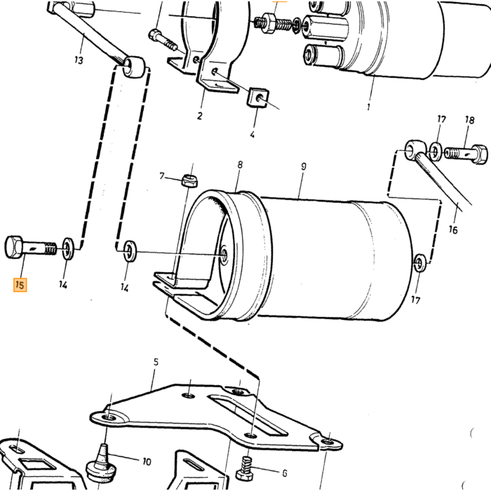 Volvo Kraftstoffschlauch Volvo Teil Nr. 1312257 Produkt