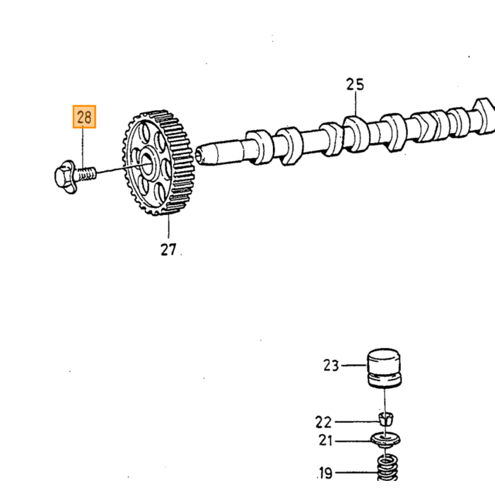 Volvo Bolzenkopfschraube B204+B234 740+940 inkl. 13262391 Volvo teil nr 1317761