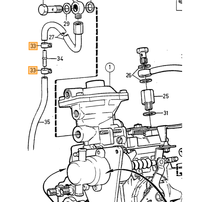 Volvo Schlauchklemme Volvo Teil Nr. 1321718 Produkt