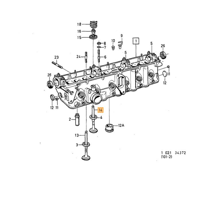 Volvo Auslassventil Volvo Teil Nr. 1328148 Produkt