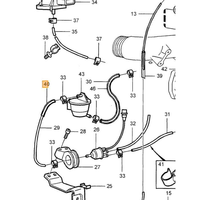 Volvo Drosselklappenpositionssensor Volvo Teil Nr. 1336385 Produkt