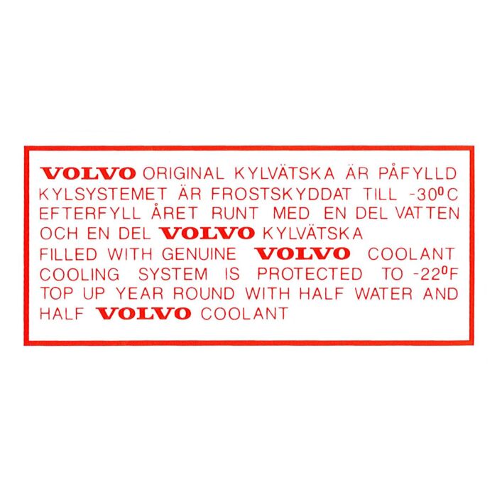 Sticker inchOriginal kylvatska etcinch rood op wit 112x50mm (252188)