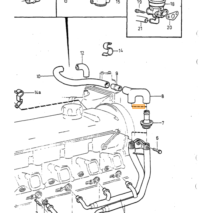 Volvo Auspuffstütze 240: Motortyp siehe Anweisungen in zusätzlichen Informationen Volvo Teil Nr 1357002 Produkt.