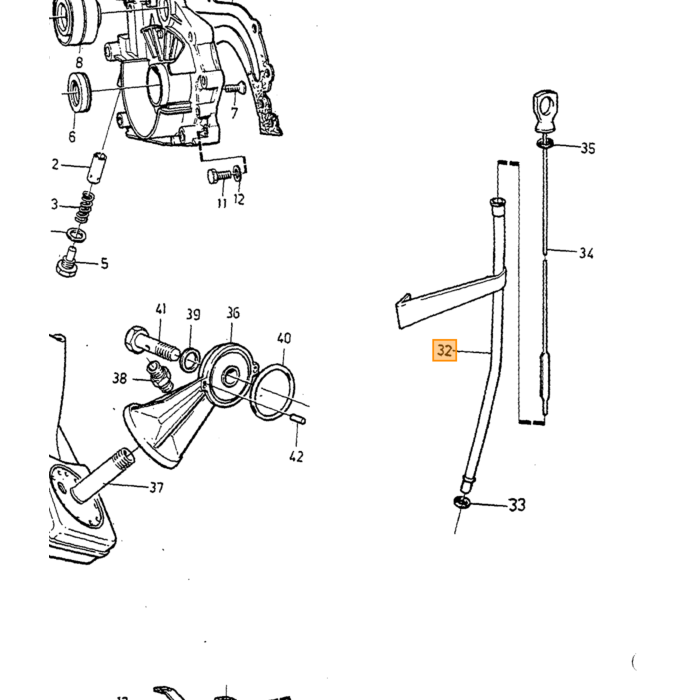 Volvo Dichtung Ölthermostat Benzin Volvo 850 - 960 - S90 - V90 - S70 - V70 - V70 - XC70 - S40 - V40 Volvo teil nr 1366791