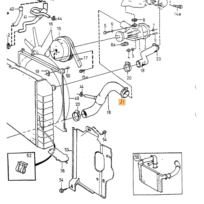 Volvo Dichtungsset Wasserpumpe B200 B230 1985+ Dichtung + Gummis 740 760 780 240 260 Volvo Teil Nr 1378491KIT