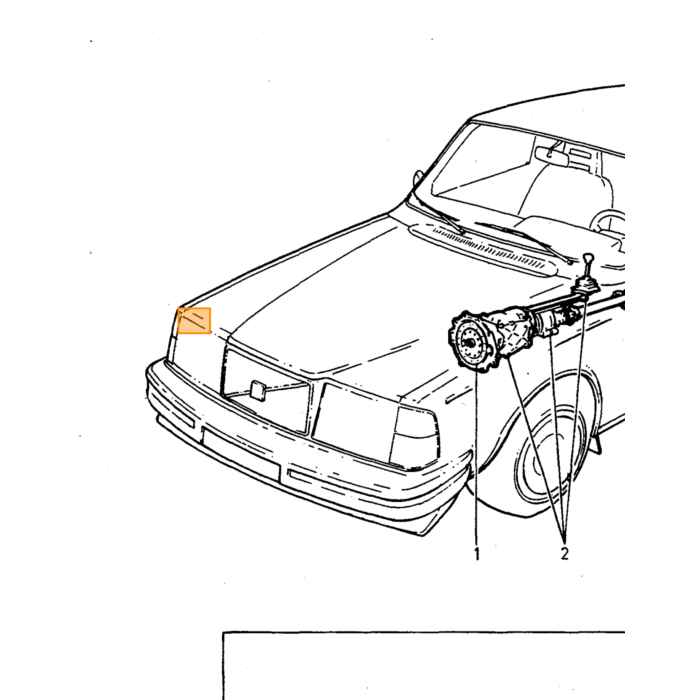 Volvo Antenne 240+740+940+850 Limousine flexibler Teil für elektrische Antenne(3533569) (1384544) Volvo teil nr 1384561