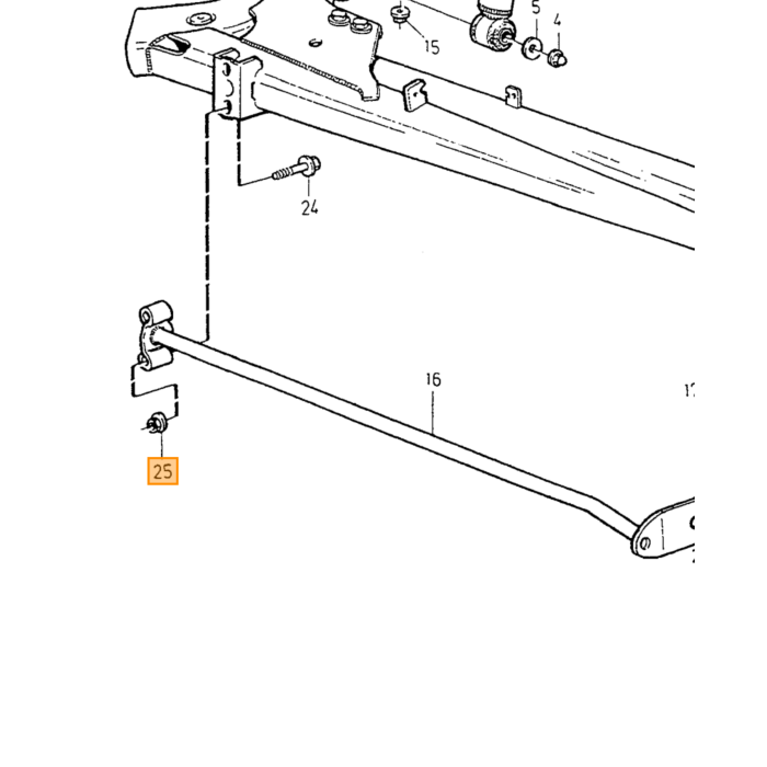 Volvo Stabilisator 850+S70+V70 -2000 C70 -2005 30cm (30647995)(8626031)(8628726) S70 V70 850 C70 Xc70 Volvo teil nr 1387860
