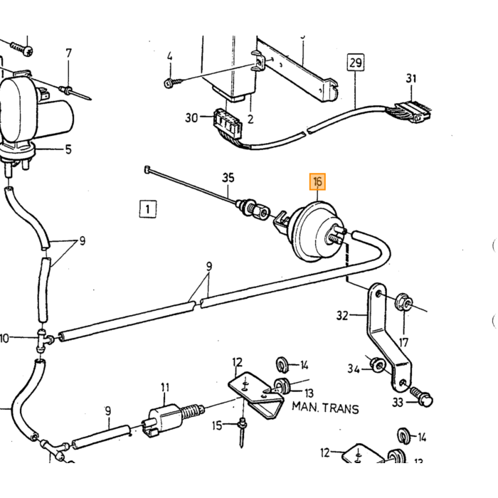 Volvo Anschluss  Volvo Typ  Volvo 240 : Motortyp Volvo 760 :  Volvo 780 : Motortyp Volvo 850 : Motortyp Volvo 940 960 : Antriebstyp Volvo teil nr 1389628
