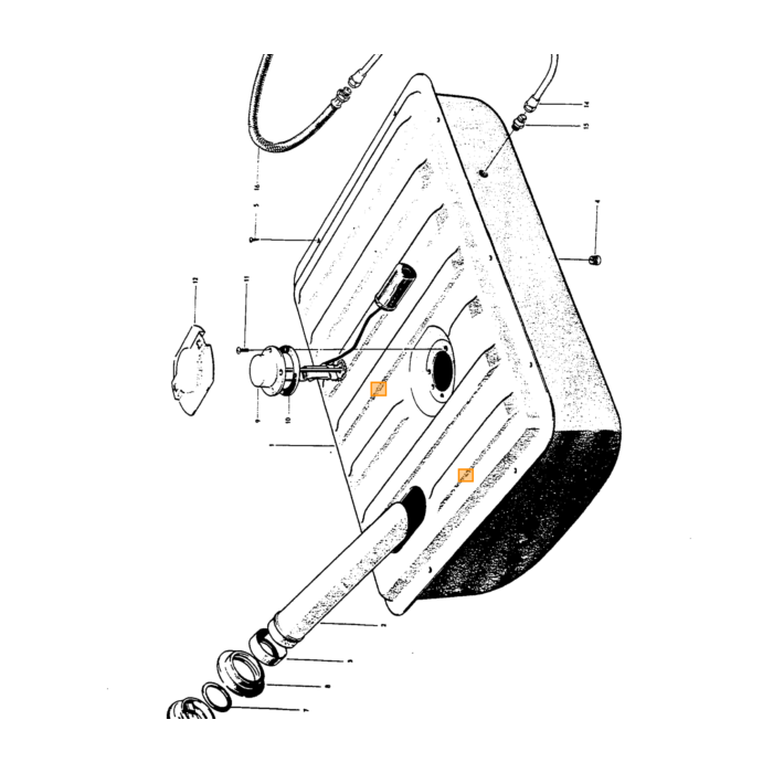 Volvo Gummiring Tankdeckel + Öleinfülldeckel 662463 B4B B16 B18 B20 B21 B23 B230 B19 B200 Volvo teil nr 16335