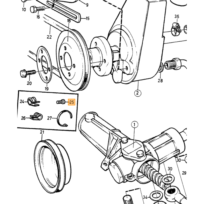 Volvo Hexagon Screw Volvo teil nr 190364