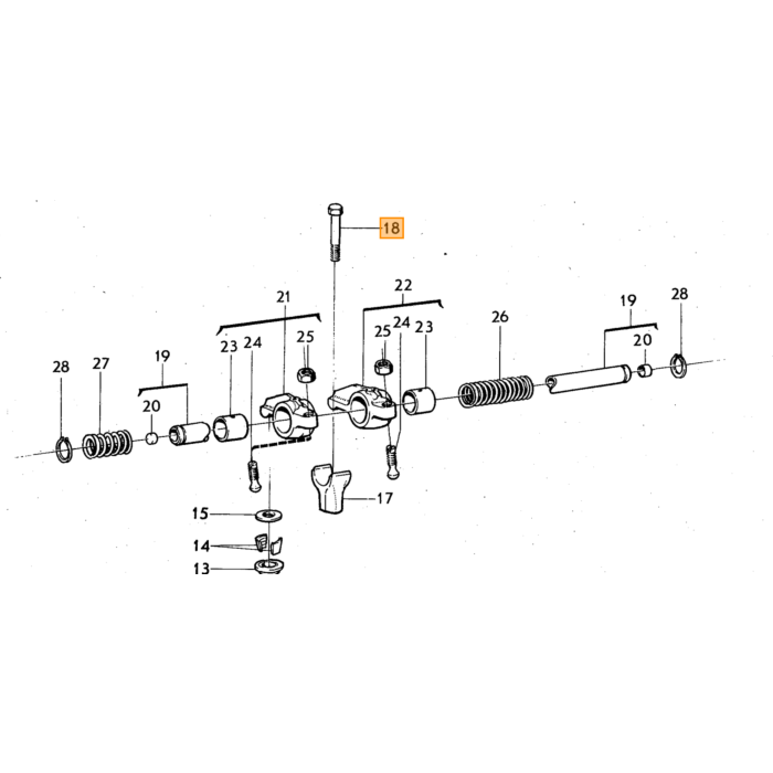 Volvo Schraube Kipphebelwelle Nockenwelle UNC 5/16-18x2 1/4  B18- B20 Volvo teil nr 191689