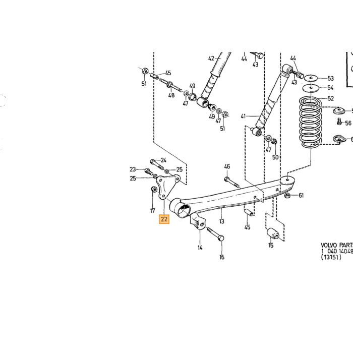 Volvo SPRING PIN Volvo teil nr 191838