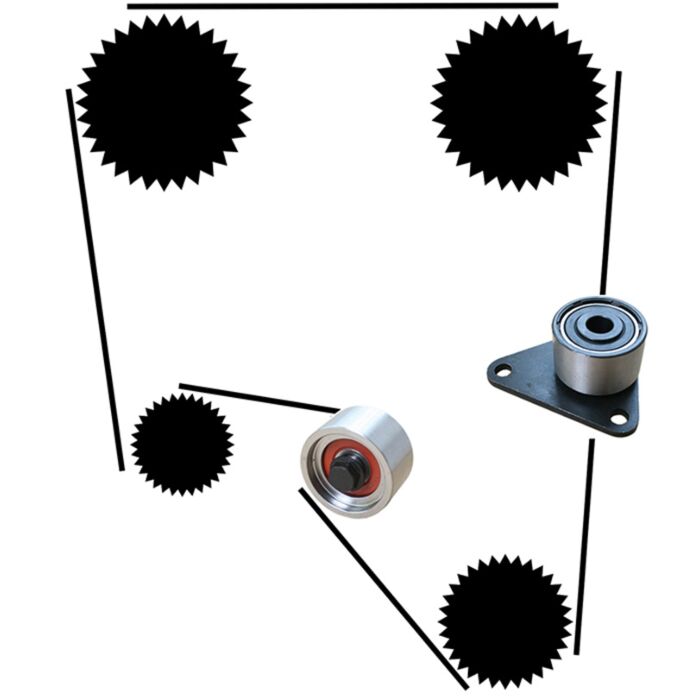 distributieriem set 850 960 2.9 1991-93 benzine Engine no -131034