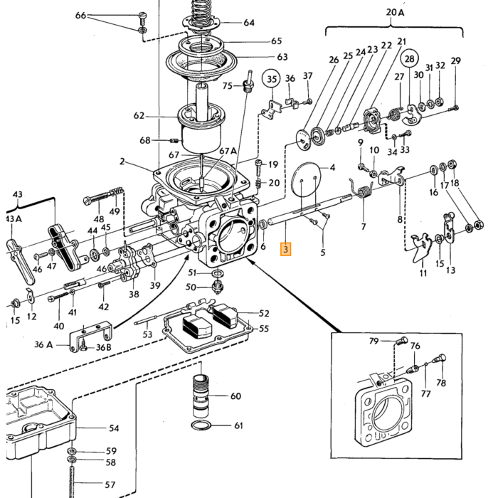 Volvo Strahler Edelstahl poliert Querschnitt 15cm Leuchtmittel H3 12V/55 Watt Volvo teil nr 2313