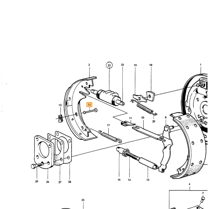 Volvo Strahler Edelstahl poliert Querschnitt 15cm Leuchtmittel H3 12V/55 Watt Volvo teil nr 2313