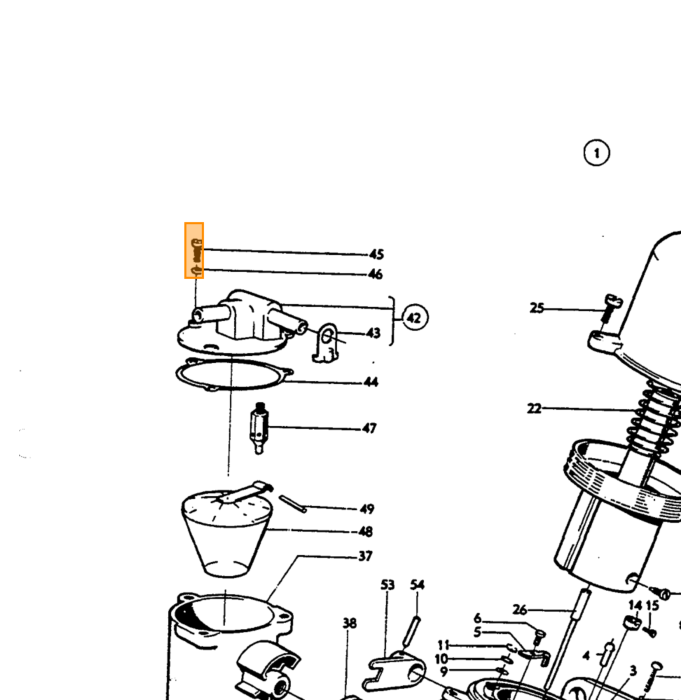 Volvo Düsennadel SU HS6 Typ ZH B18B 108PK B18D 90PK Volvo teil nr 237221
