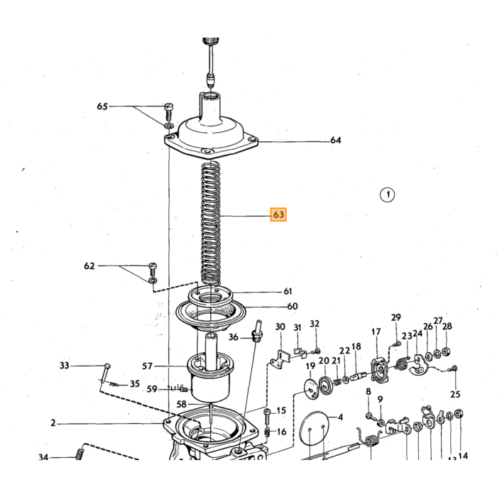 Volvo Federunterdruckkammervergaser Stromberg 175 CD2+Duett+Amazon Volvo teil nr 237263