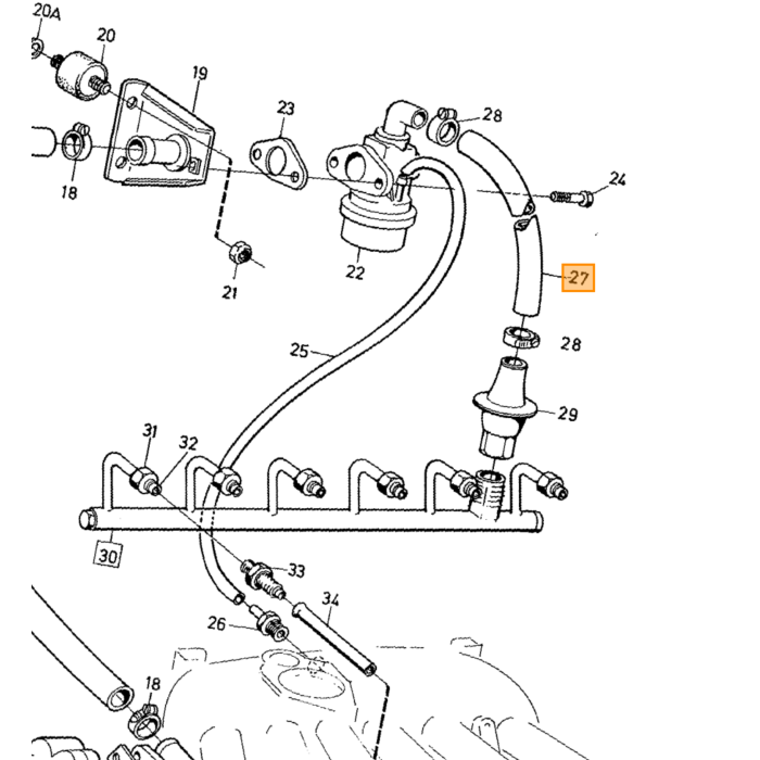 Volvo Spring Stromberg-Drossel Volvo teil nr 237281