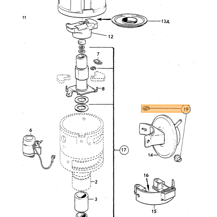 Volvo Stromverteiler Reparatursatz BOSCH 238851 Volvo Teil Nr 241659