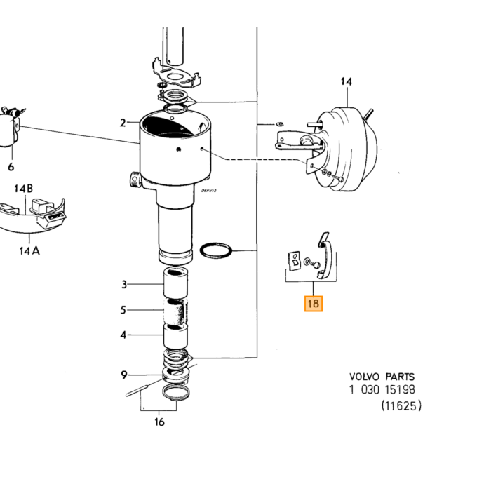 Volvo Stromverteiler Reparatursatz BOSCH 238851 Volvo Teil Nr 241659