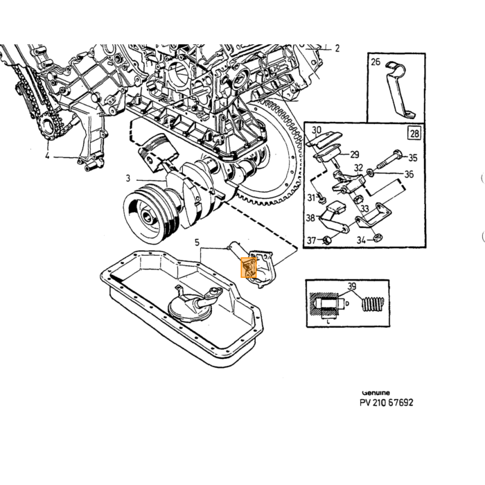 Volvo Dichtungssatz Zylinderkopf B17E+B19E+B21E+F und FT 240 340-360 Volvo teil nr 270677