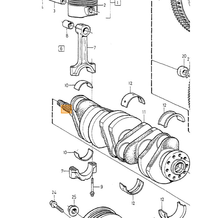 Volvo Kolbenring STD 1Kolben AUDI VOLVO 100 850 A6 S70 S80 I -06 V70 I -00 V70 II 00-08 Volvo Teilenummer 271612