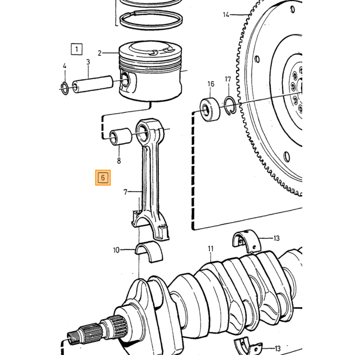 Volvo Kolbenring STD 1Kolben AUDI VOLVO 100 850 A6 S70 S80 I -06 V70 I -00 V70 II 00-08 Volvo Teilenummer 271612