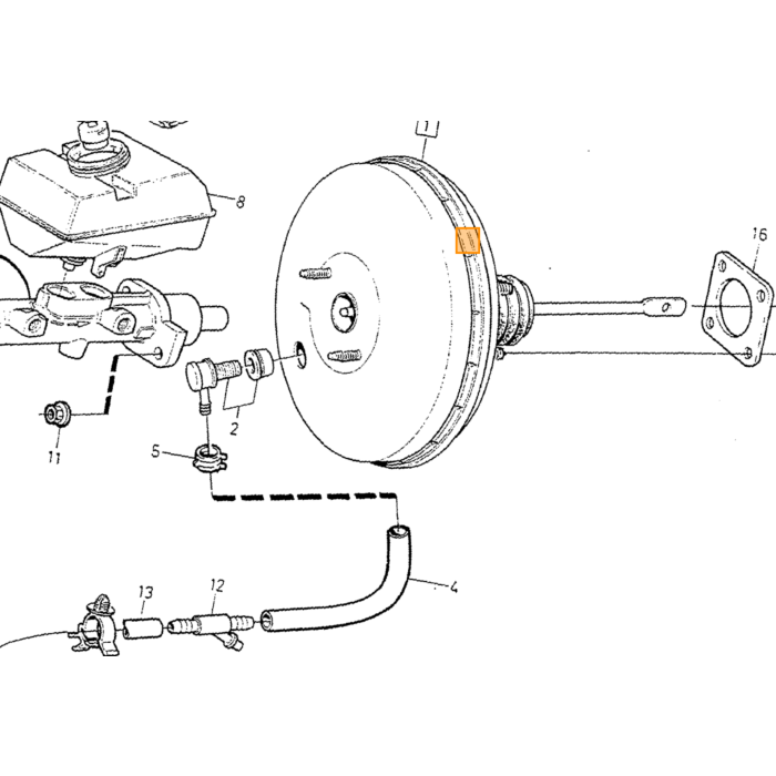 Volvo Bremsscheibe hinten 850+S70+V70 1993-2000 (31262099) V70 S70 C70 850 Volvo teil nr 271794
