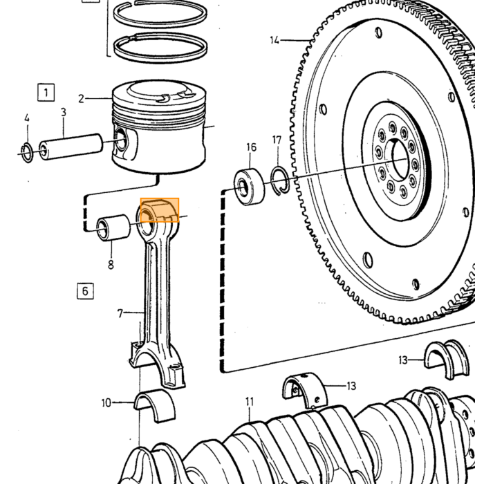 Volvo PISTON KIT Volvo teil nr 272154