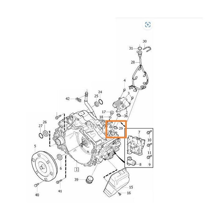Volvo Keerring automatische ver. nr 30735191