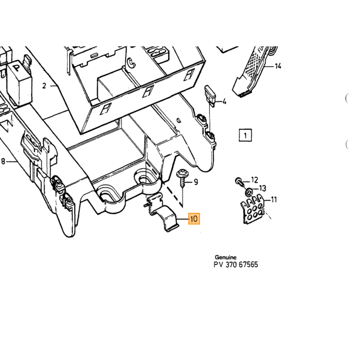 Volvo Stoßdämpfer Stoßstange Vorderseite VOLVO XC60 I -17 Volvo Teil Nr 31323760 Produkt