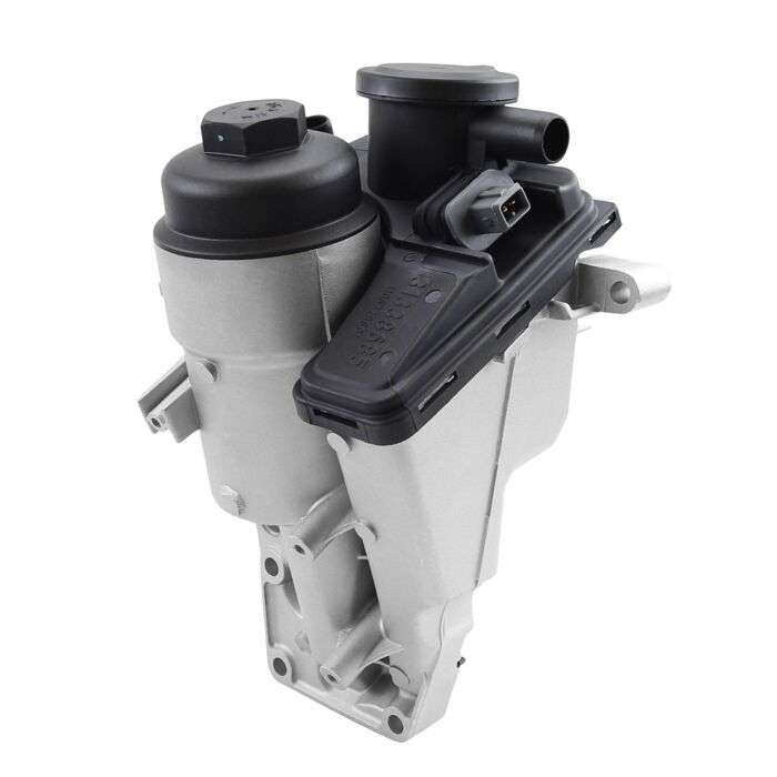Volvo Ölfiltergehäuse inkl. Ölabscheider 5-Zylinder Benzin für Volvo C70 - S40 - S80 - C30 - V50 - XC60 - XC70 - V60 - V40 - S60, Volvo Teilenummer 31338685_B